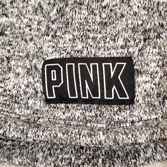 Pink elastic waist band cropped hoodie - Picture 3 of 8